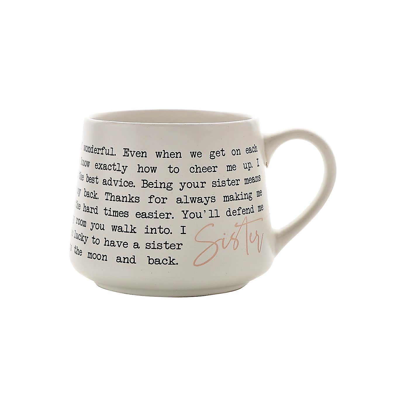 Moments Sister Stoneware Mug