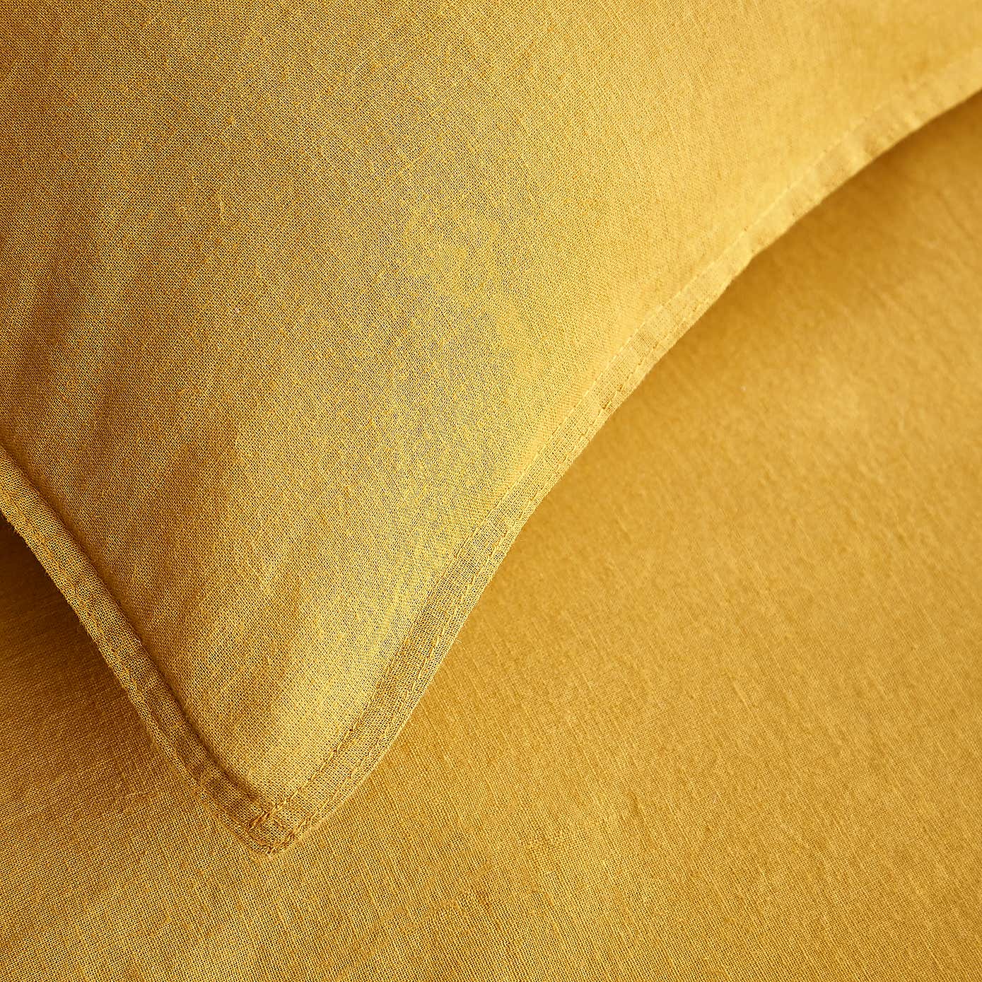 Cotton Linen White Duvet Cover & Pillowcase Set