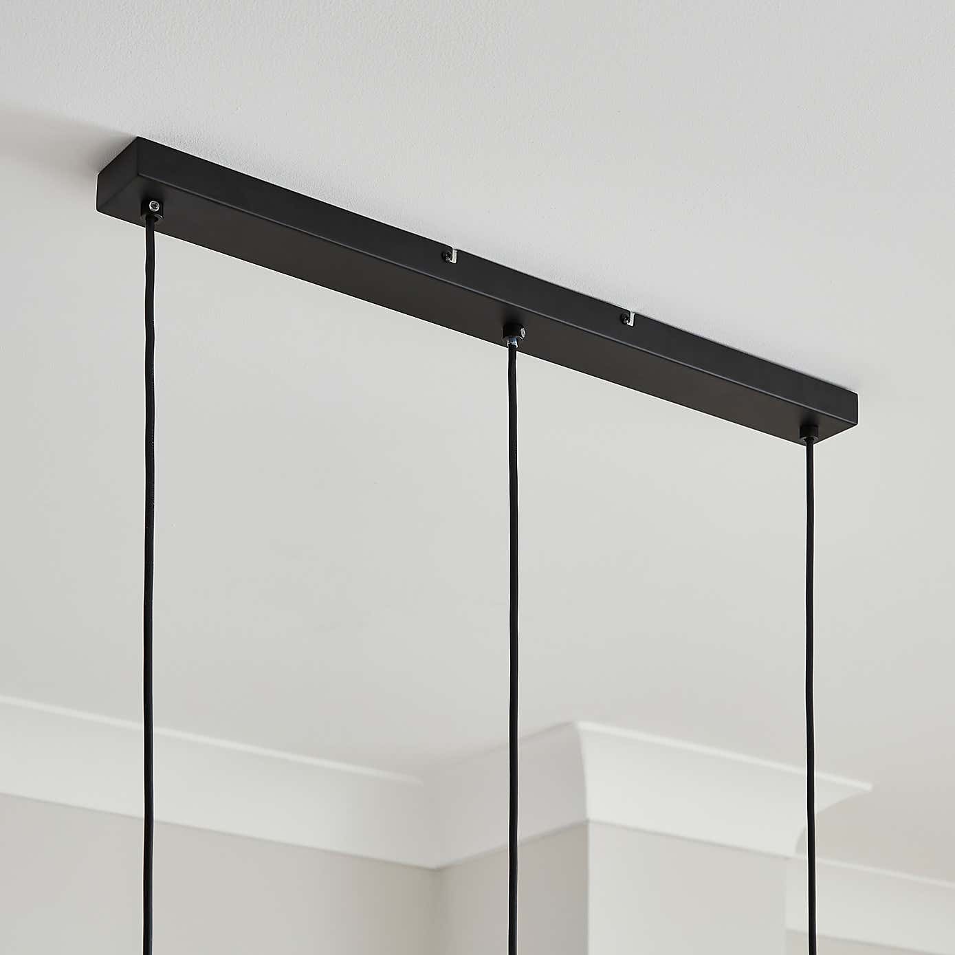 Austin Industrial 3 Light Diner Ceiling Light