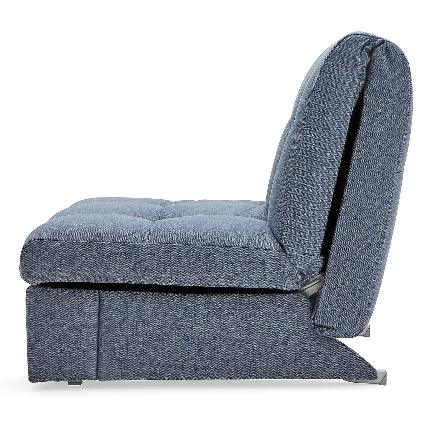 Navy Rowan Single Sofa Bed