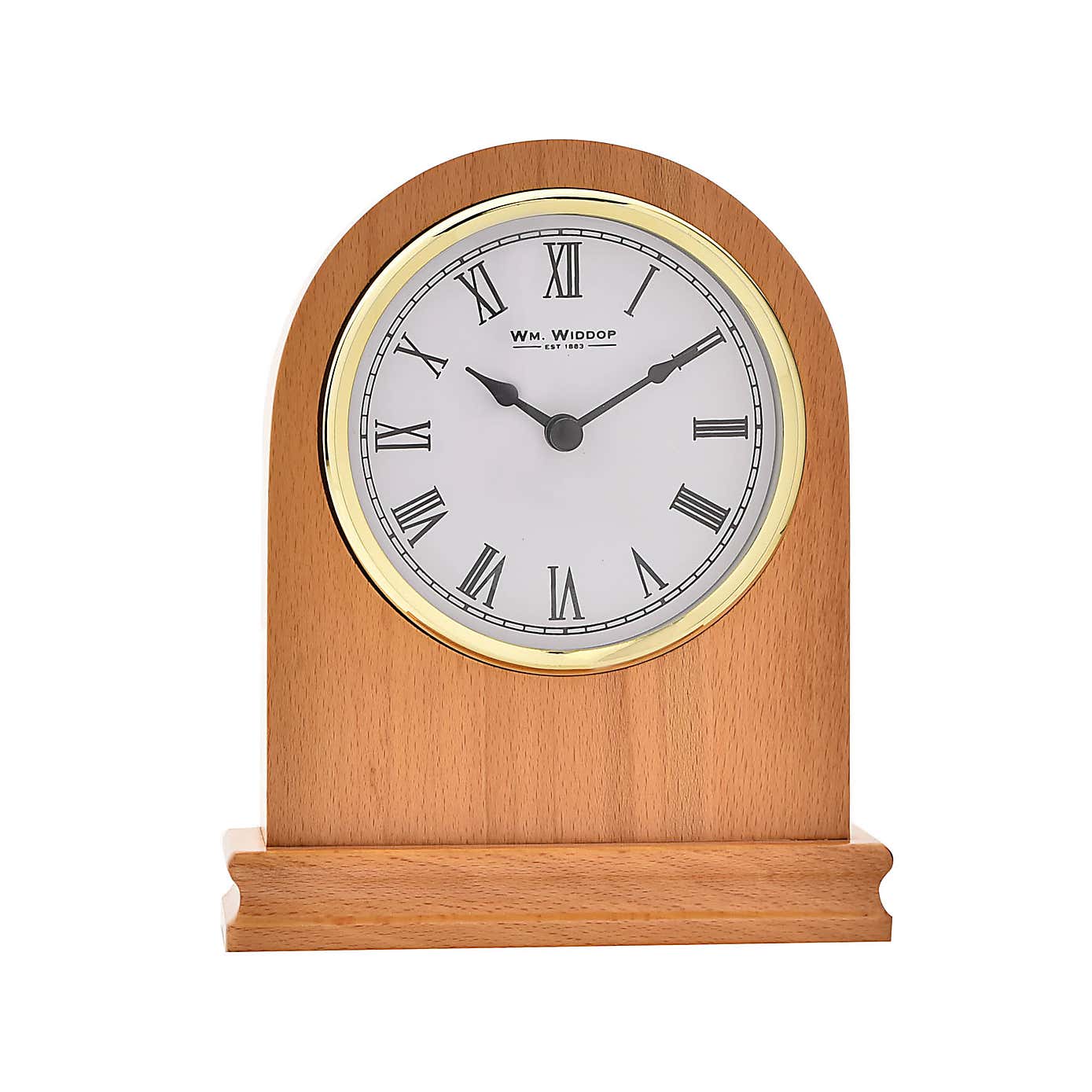 Widdop Arched Wooden Mantel Clock
