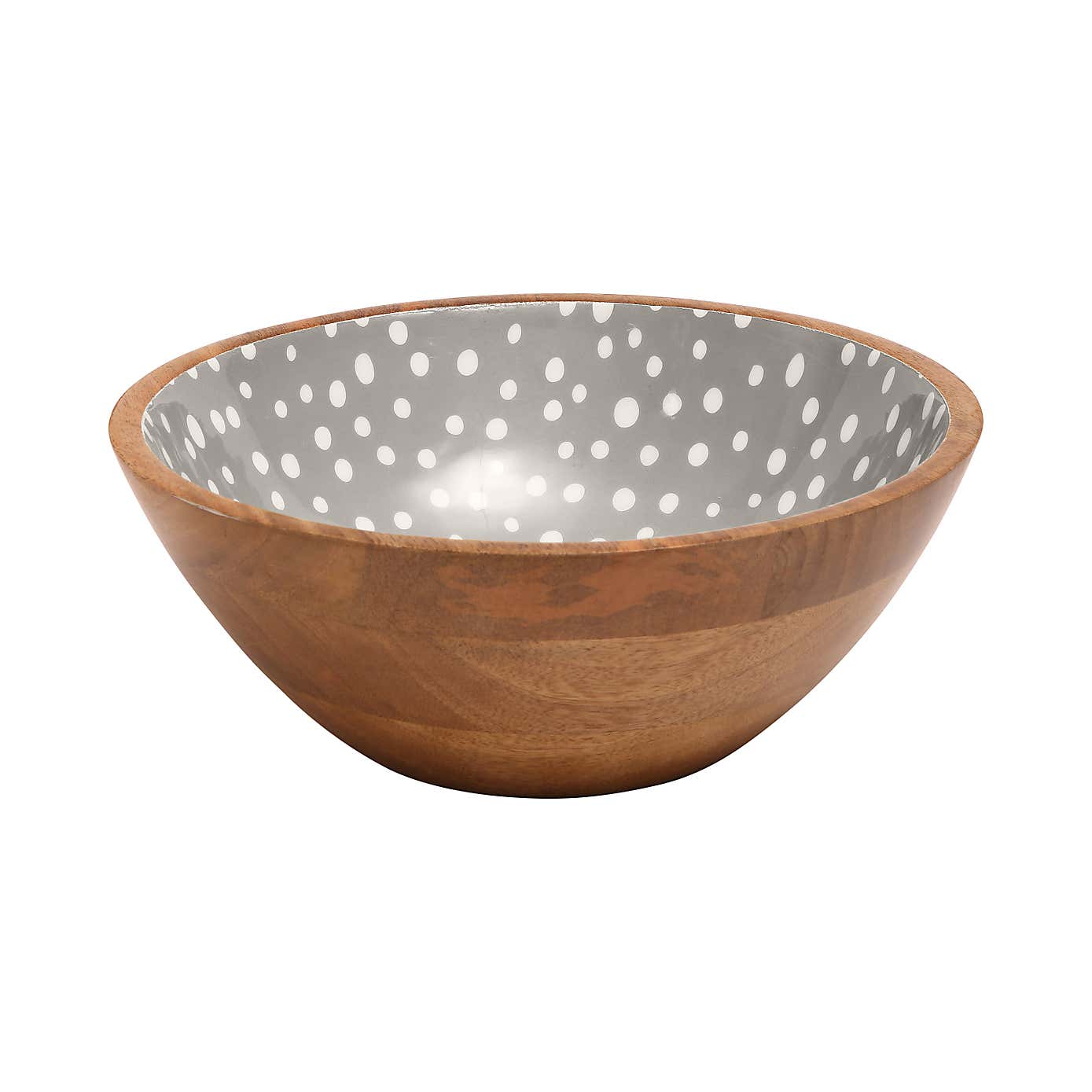 Dexam Sintra Mango Wood Spotted Salad Bowl