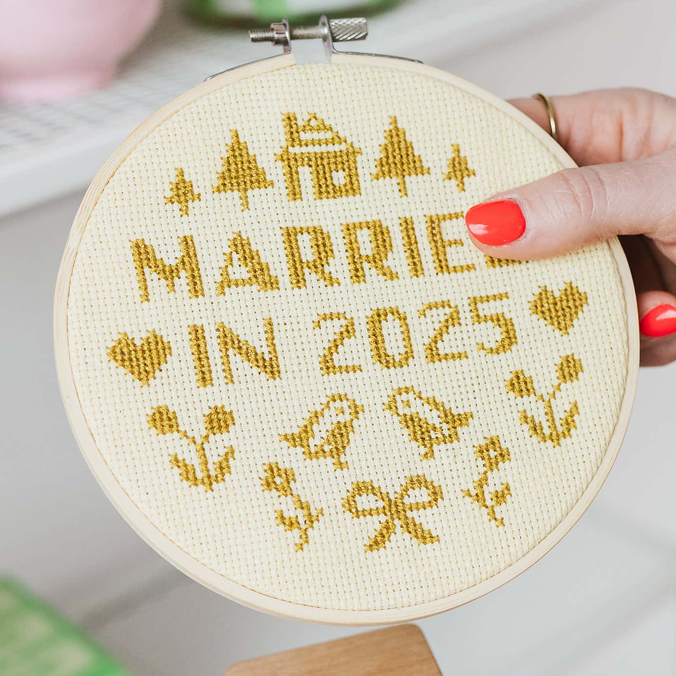 Cotton Clara Married in 2025 Cross Stitch Kit