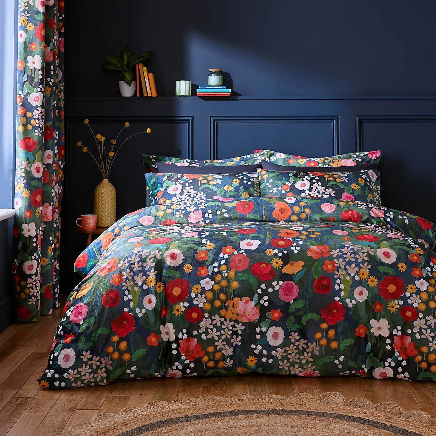 Midnight Garden Duvet Cover & Pillowcase Set