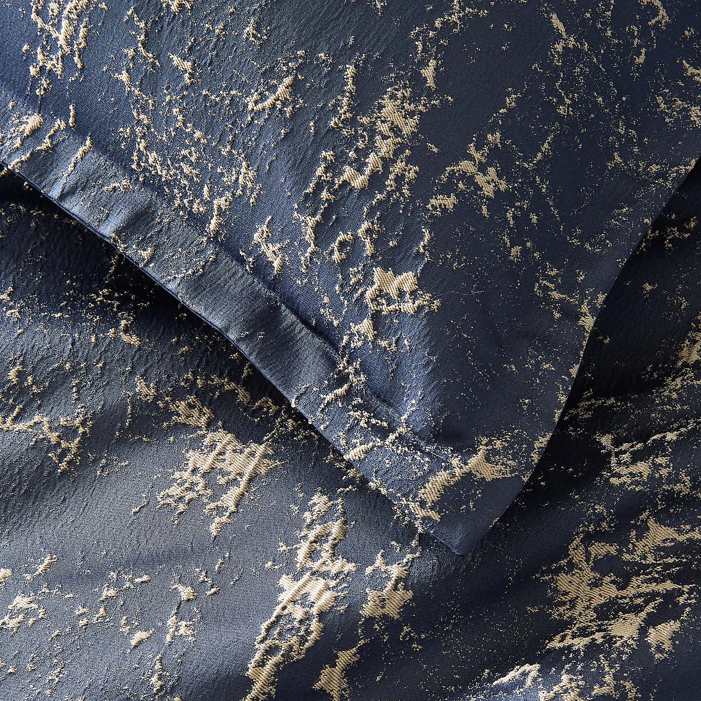 Mineral Abstract Navy Oxford Pillowcase