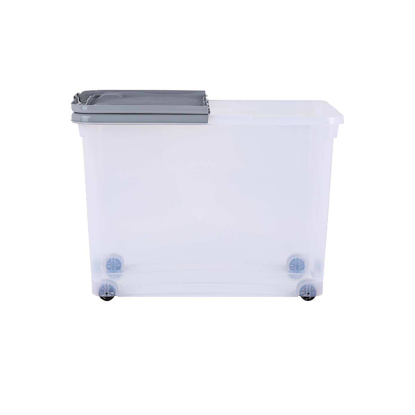 Wham Set of 2 Wheeled Boxes & Lids, 80L