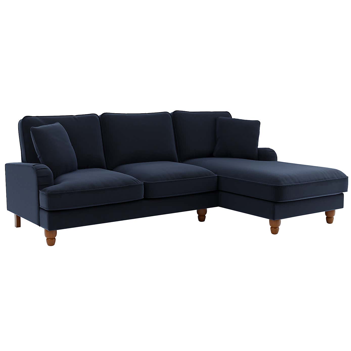 Beatrice Velvet Left Hand Corner Sofa