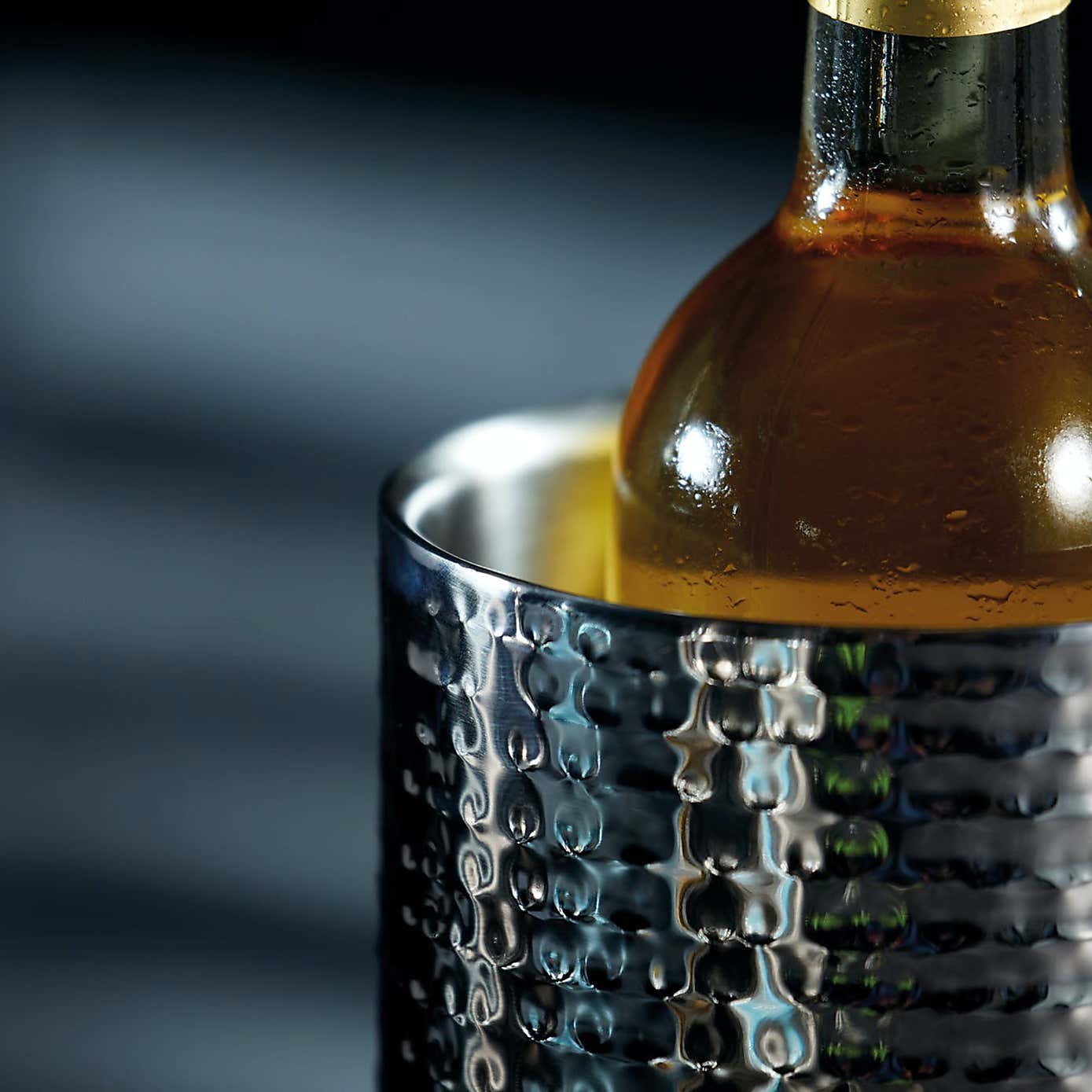 BarCraft Double Walled Hammered Wine Cooler