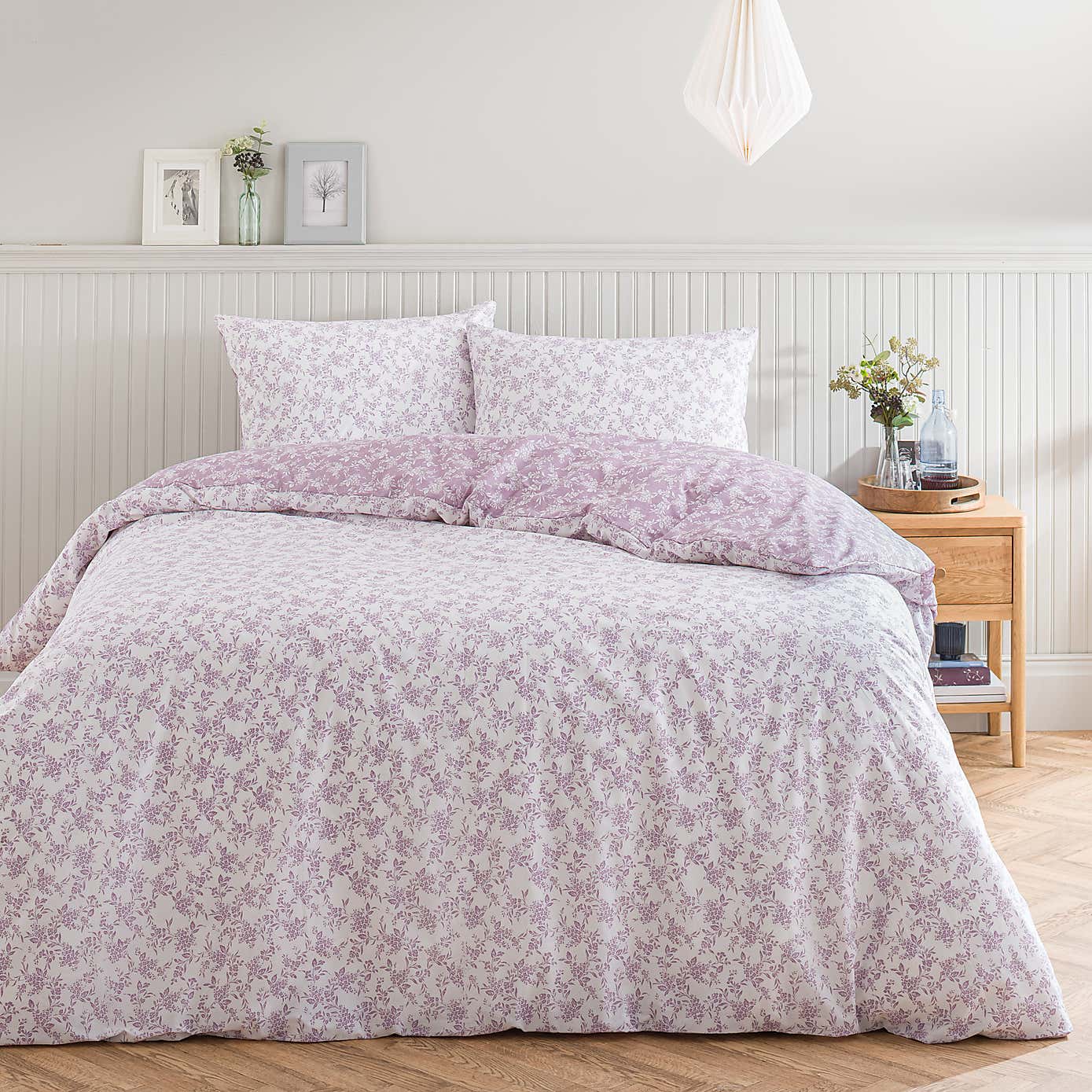 Bexley Floral Sage Duvet Cover and Pillowcase Set