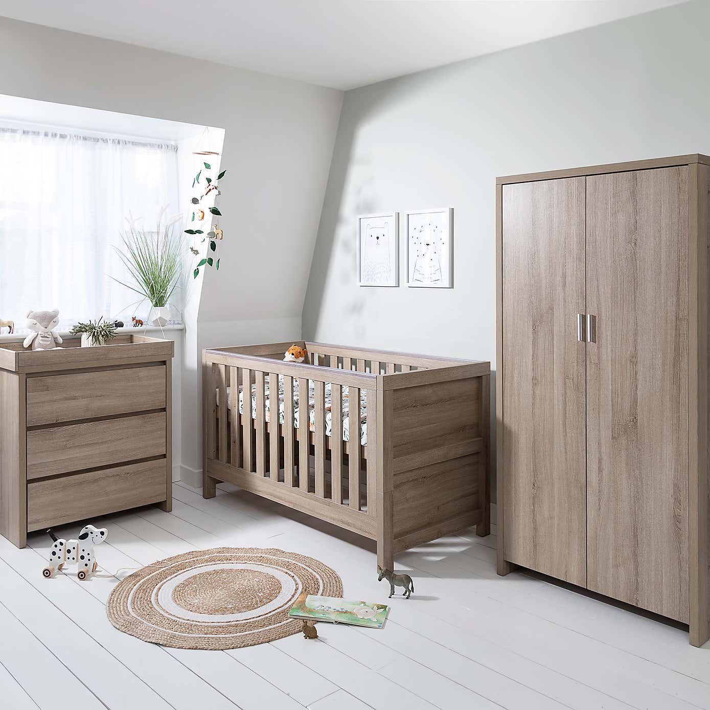 Tutti Bambini Modena 3 Piece Nursery Furniture Set