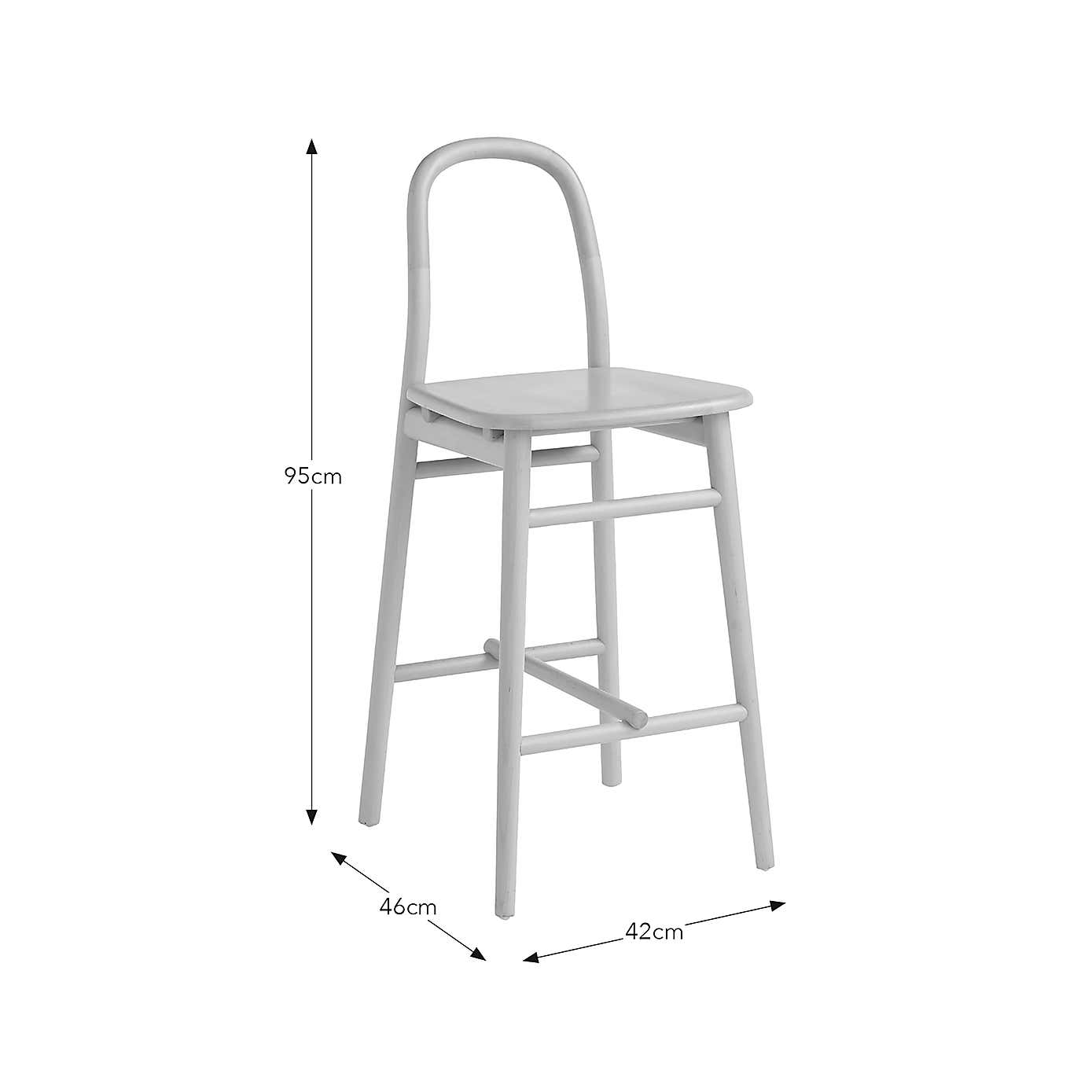 Frances Counter Height Bar Stool, Oak