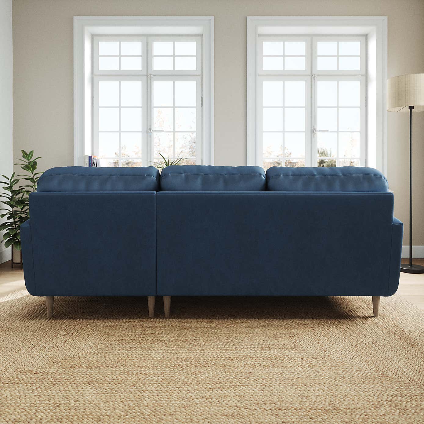 Sven Opulent Velvet Large Corner Chaise Sofa