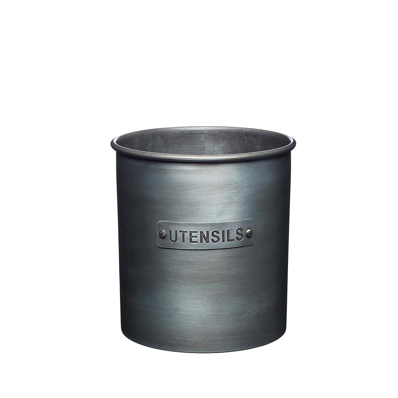 Industrial Kitchen Metal Utensil Holder