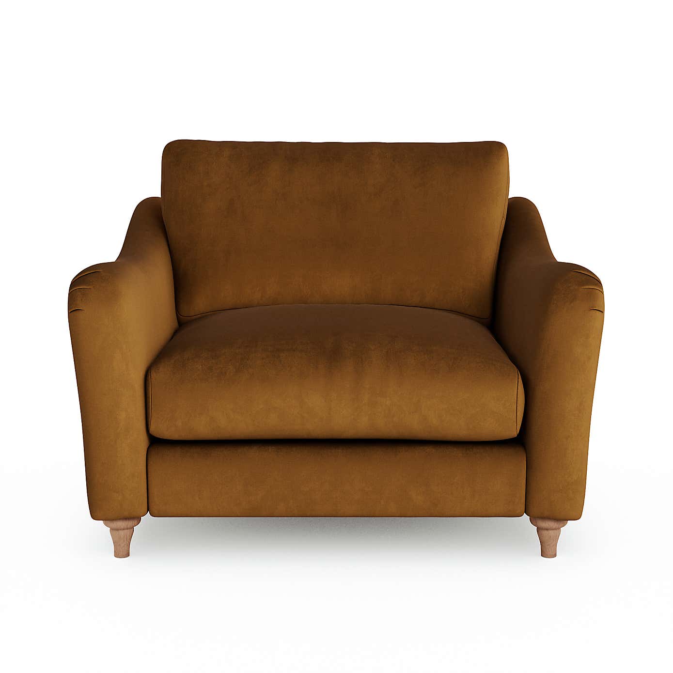 Hattie Matte Plush Velvet Snuggle Sofa