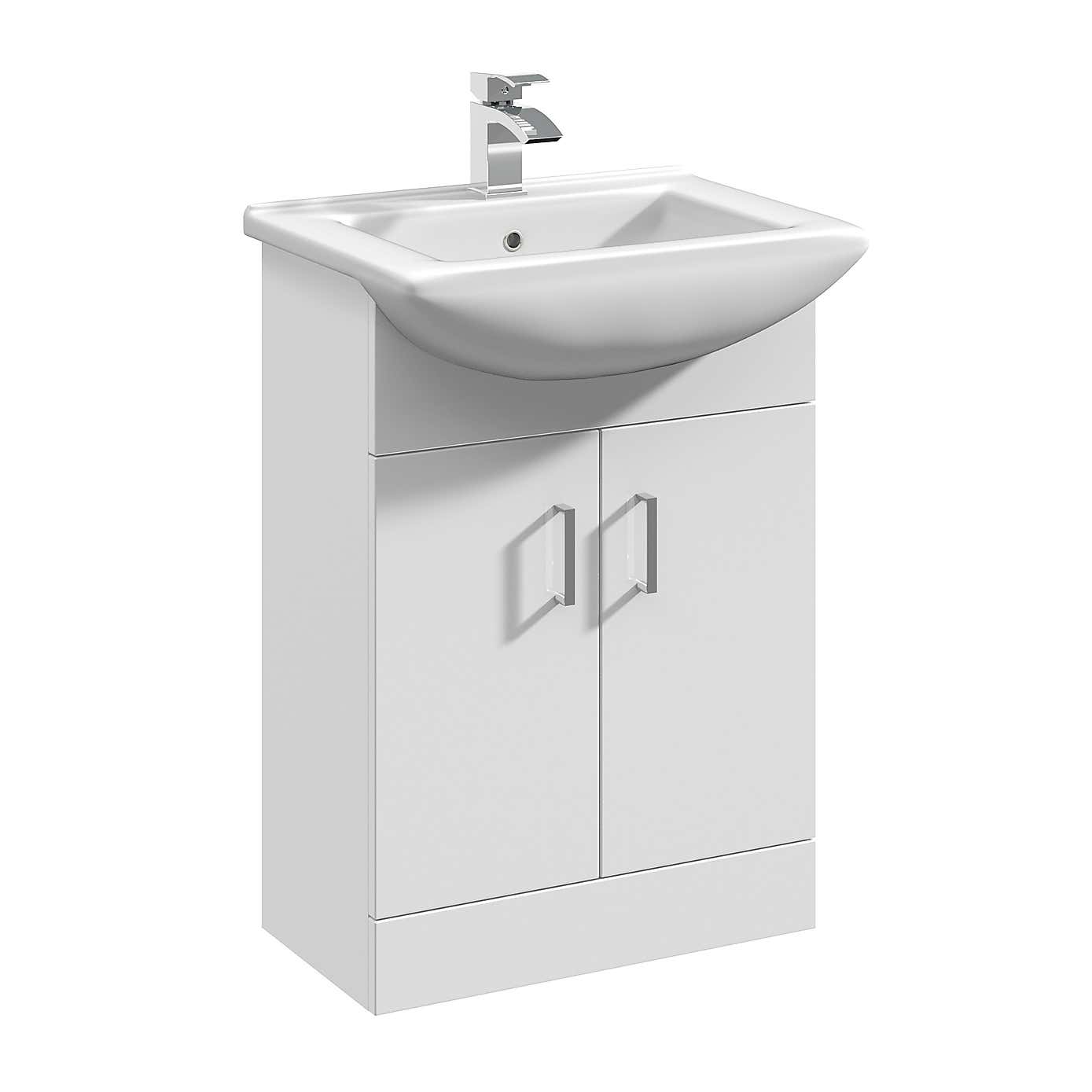 Mayford 2 Door Vanity Unit with Square Basin