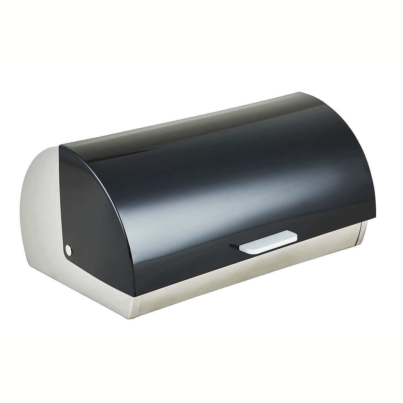 Black Roll Bread Bin