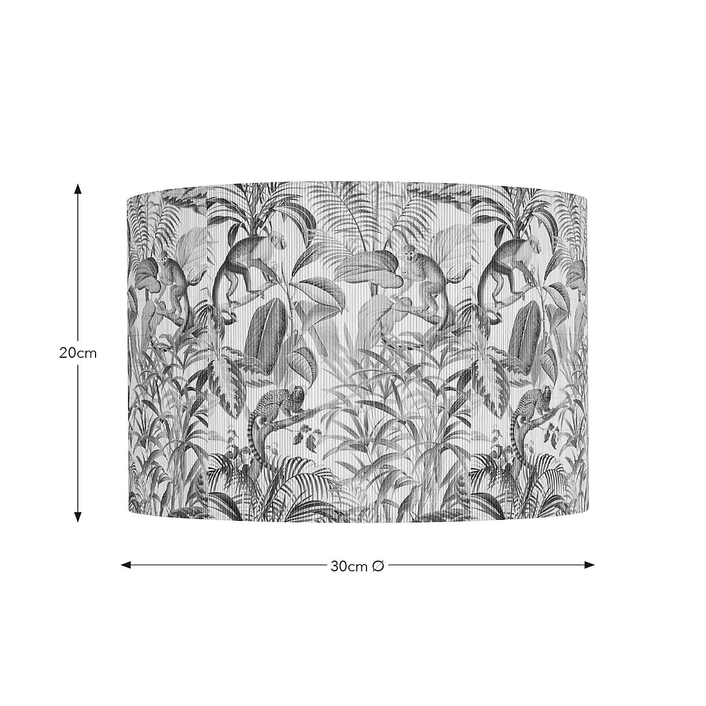 Jungle Luxe Easy Fit Drum Lamp Shade