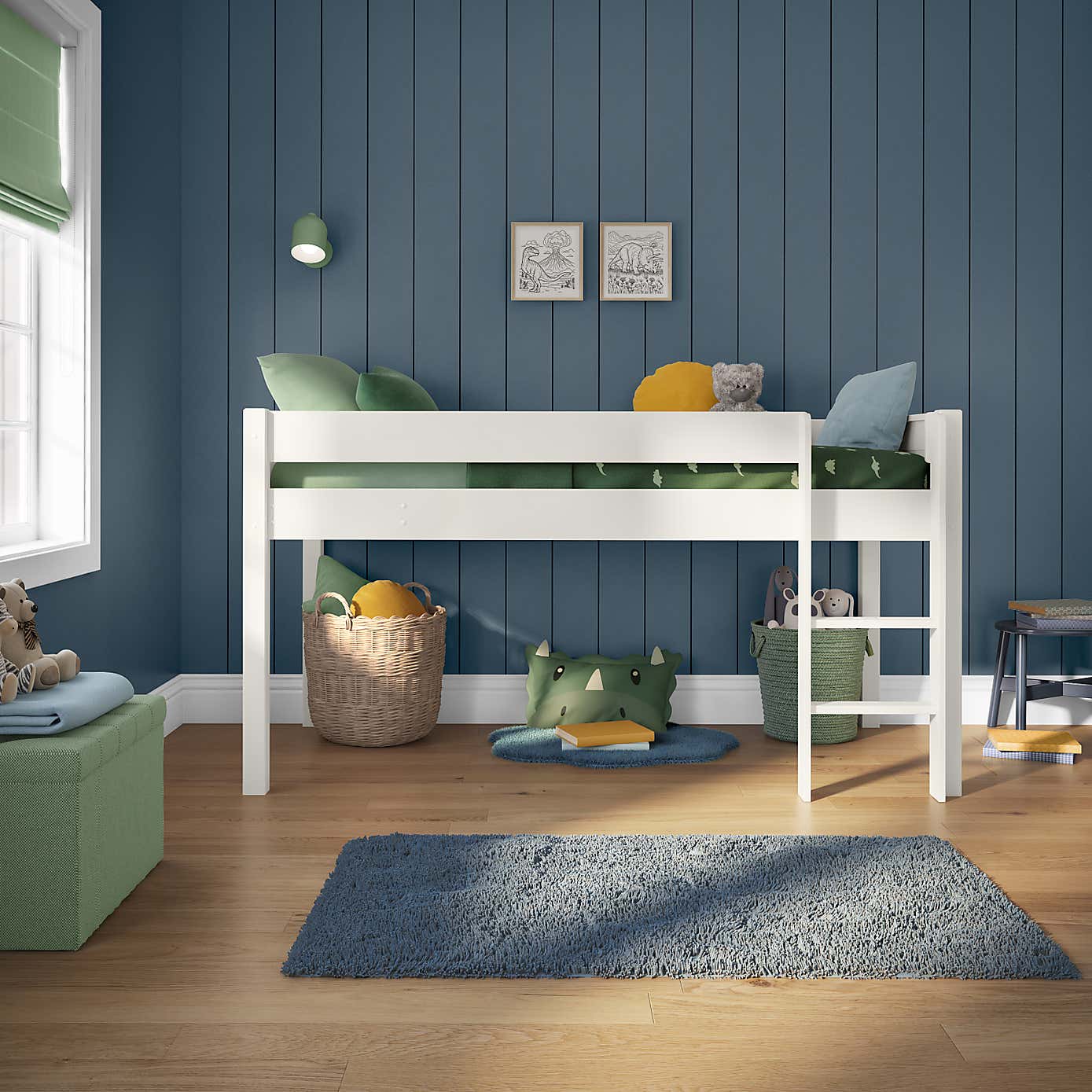 Stompa Classic Midsleeper Bed Frame