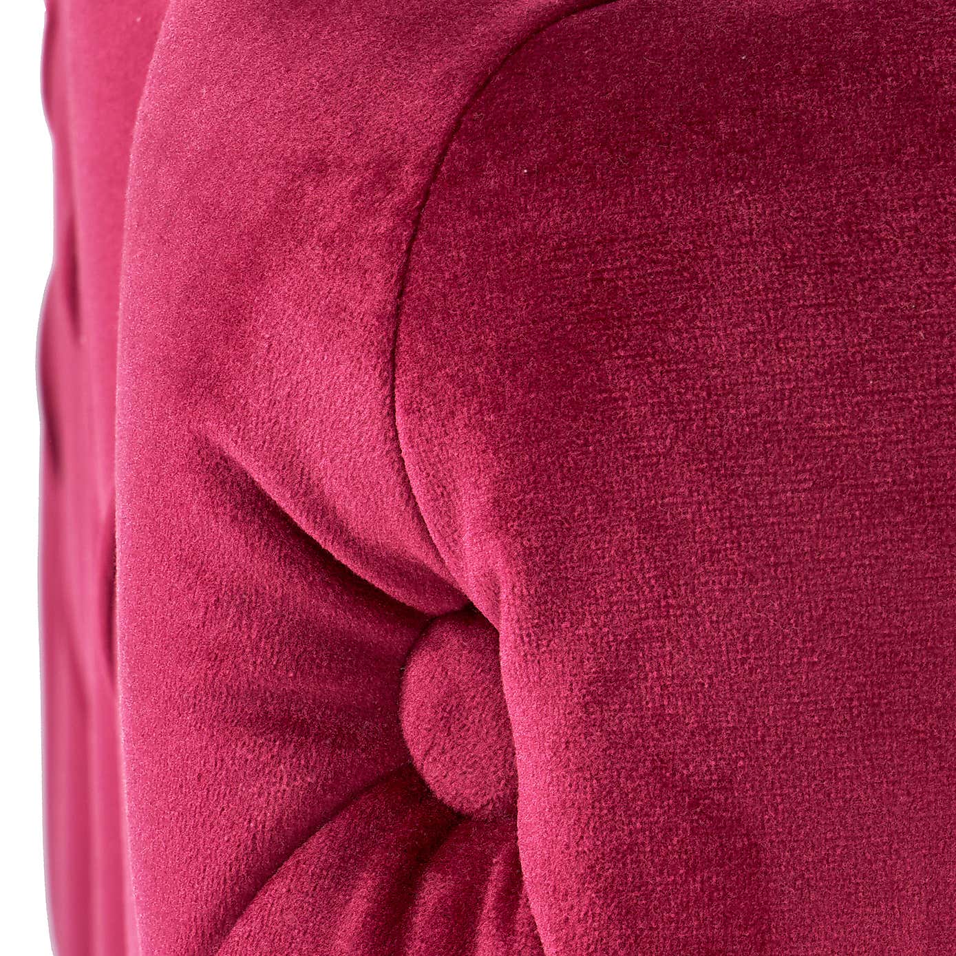 Seraphina Velvet Buttoned Ottoman