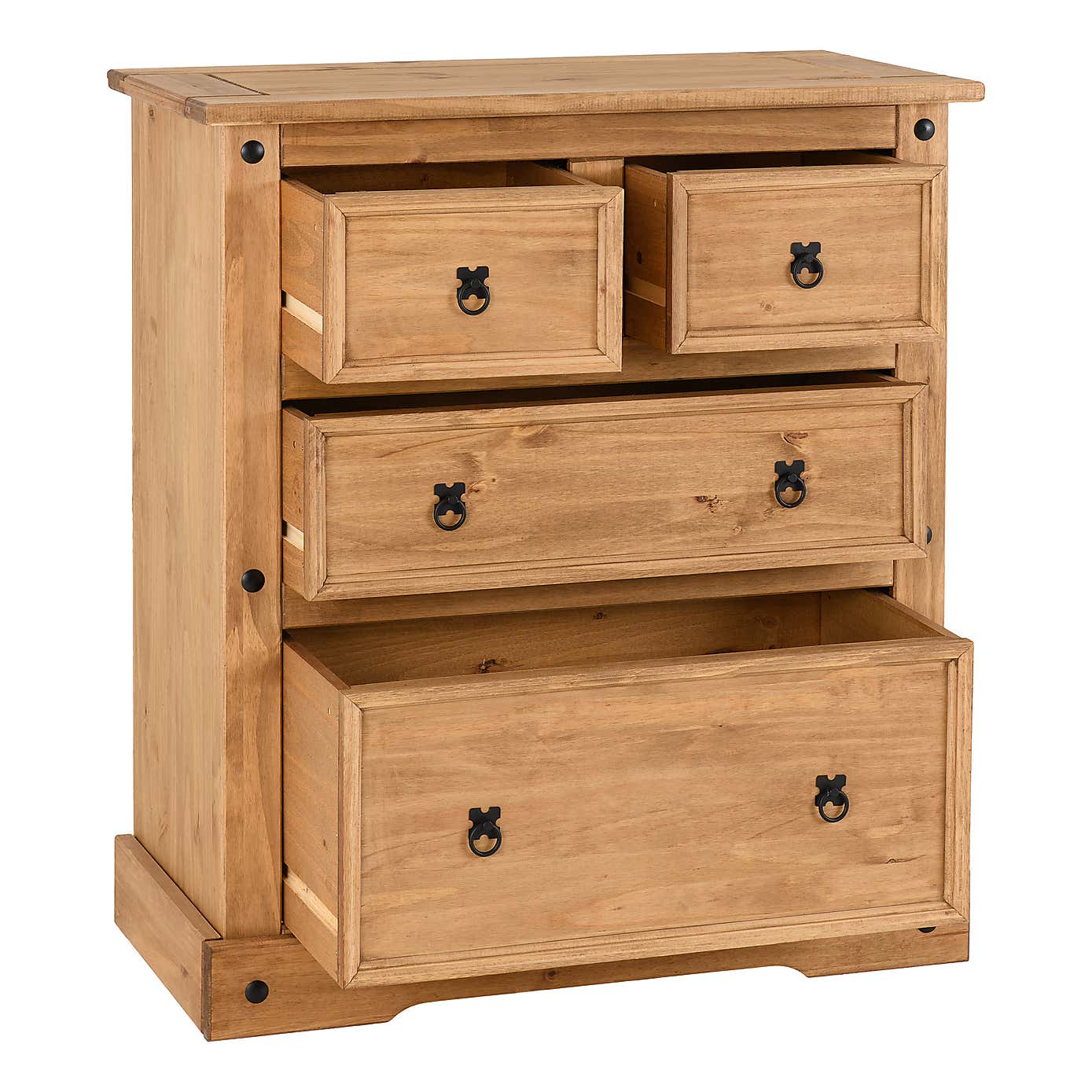 Corona Pine 4 Drawer Chest