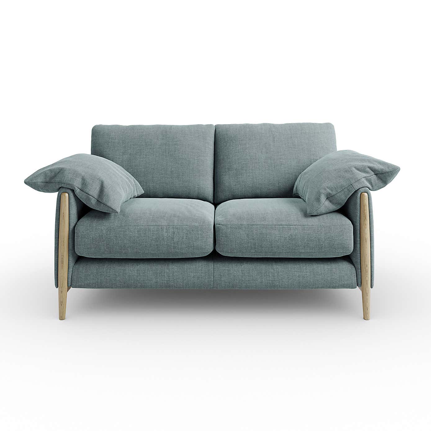 Hector Tonal Plush Chenille 2 Seater Sofa