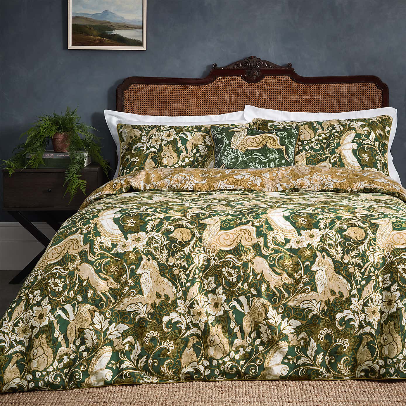 Paoletti Harewood 100% Cotton Duvet Cover & Pillowcase Set