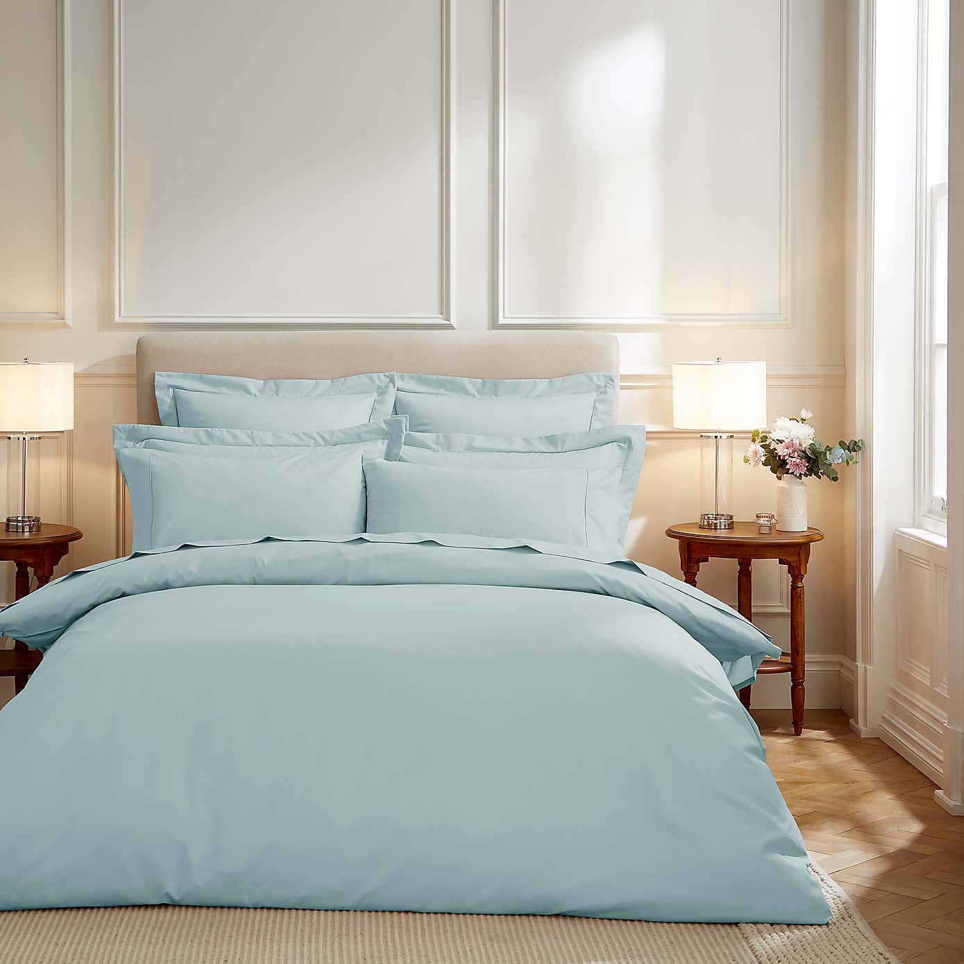 Dorma Egyptian Cotton 400 Thread Count Percale Duvet Cover