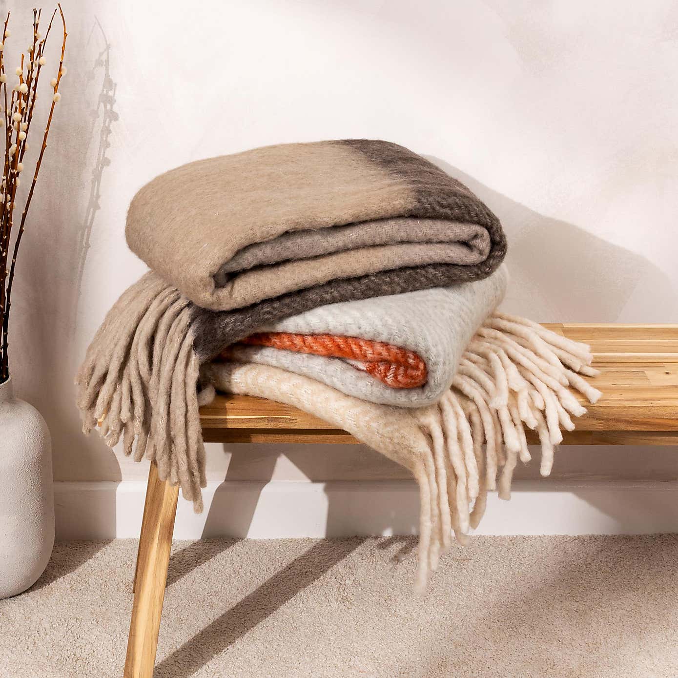 Rawton Ombre Throw 130cm x 180cm