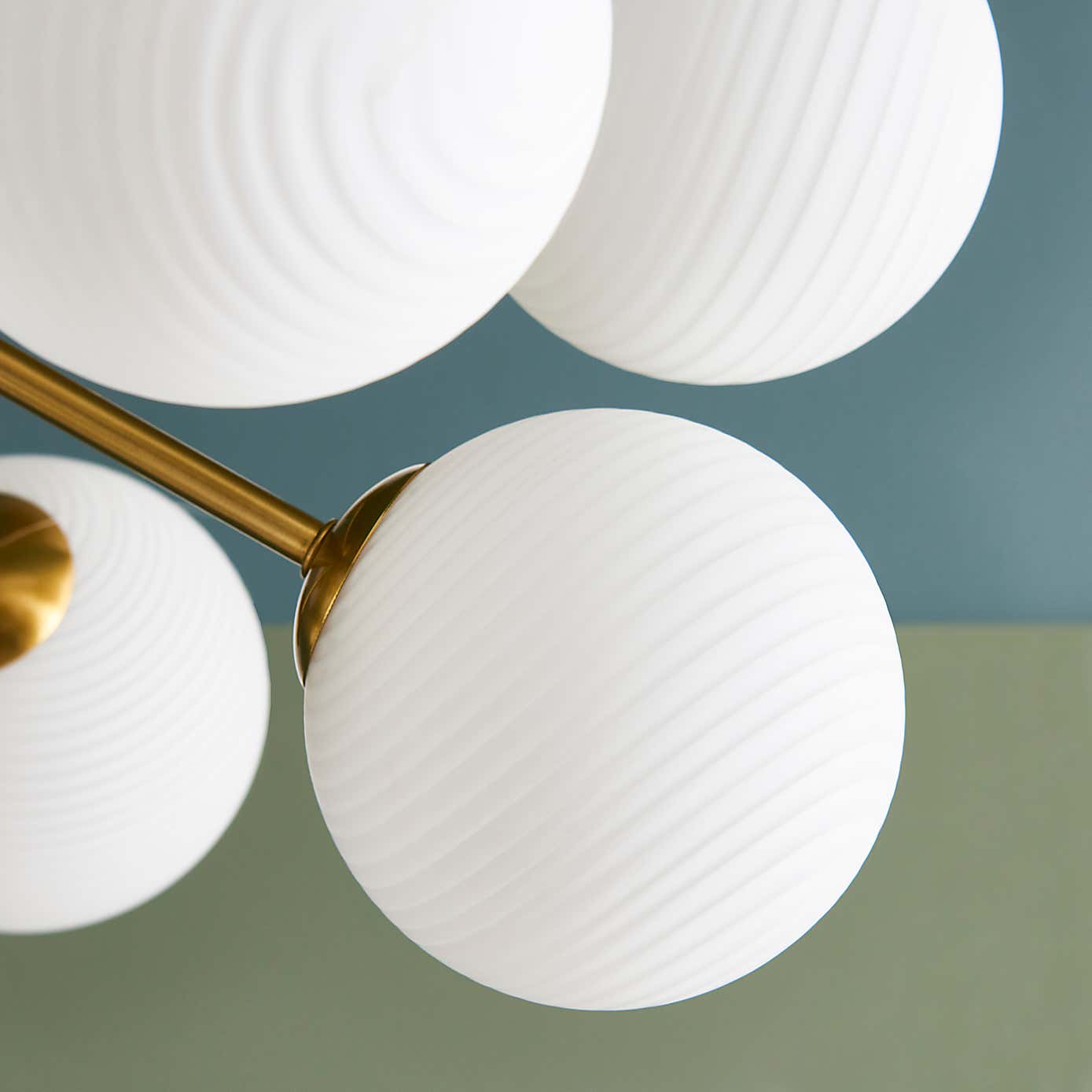 Swirl 10 Light Dimmable Ceiling Light