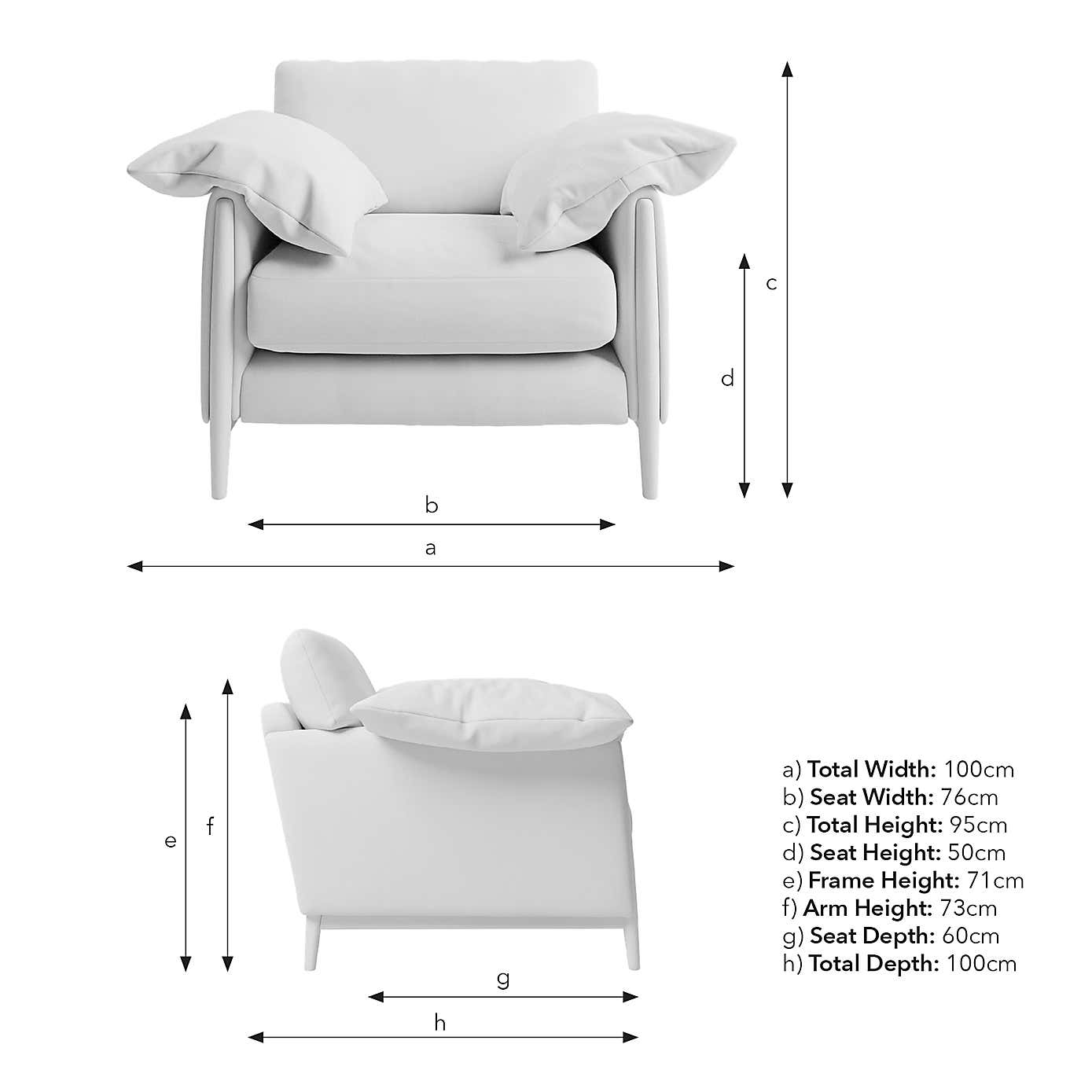 Hector Tonal Plush Chenille Snuggle Chair