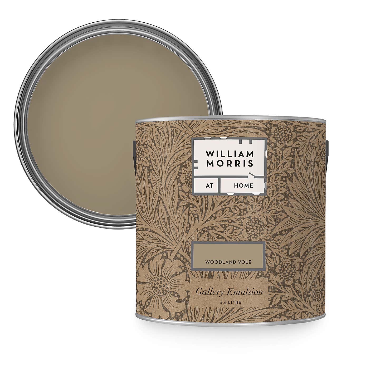 William Morris At Home Woodland Vole Gallery Emulsion Paint