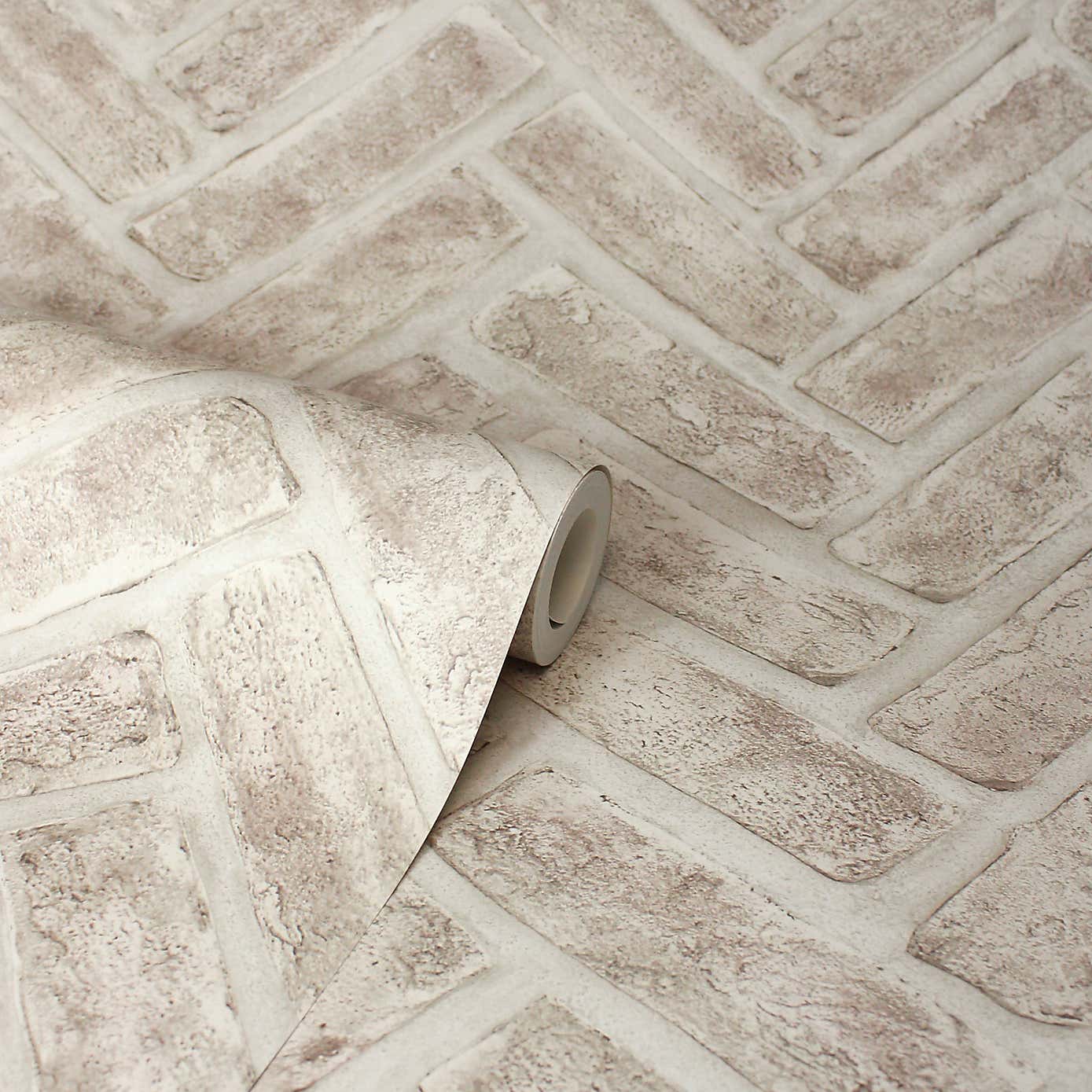 Chevron Brick Wallpaper