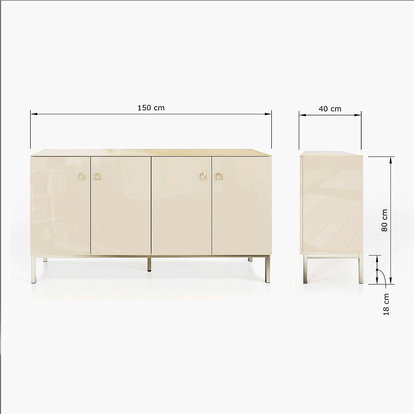 Lyra Large Smart Sideboard