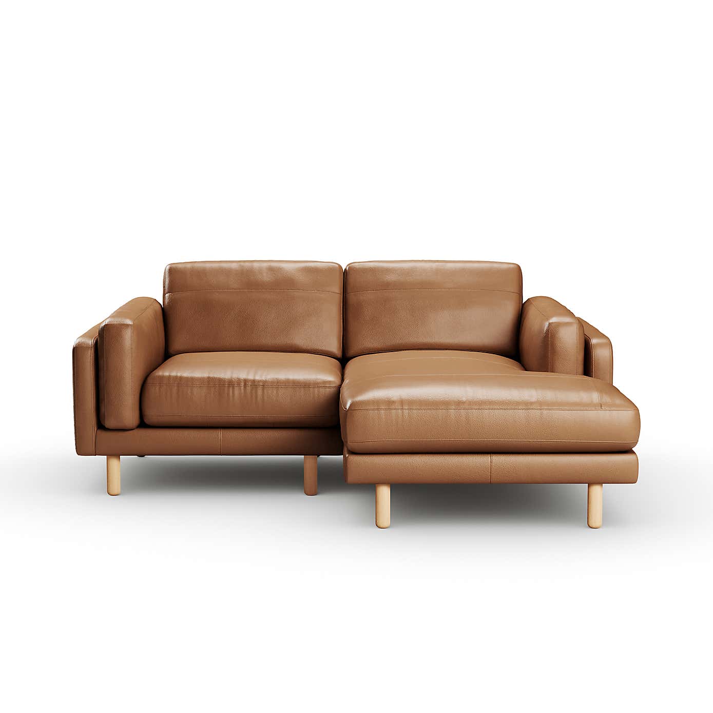 Newton Classic Leather Corner Chaise Sofa