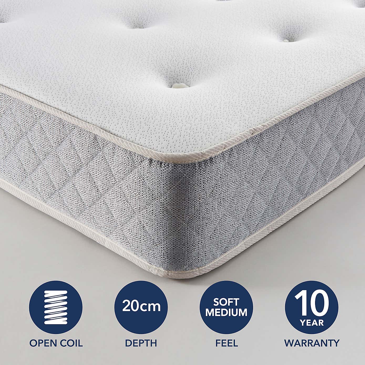 Fogarty Just Right Gel Open Coil Mattress
