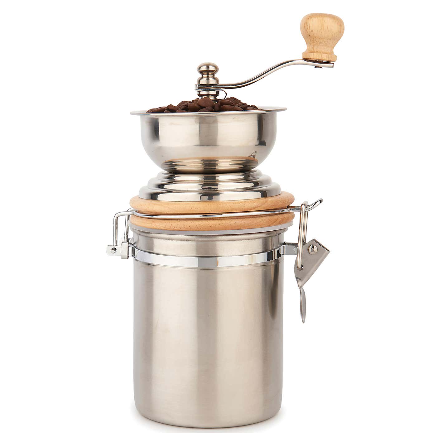 La Cafetiere Hand Operated Stainless Steel Coffee Mill
