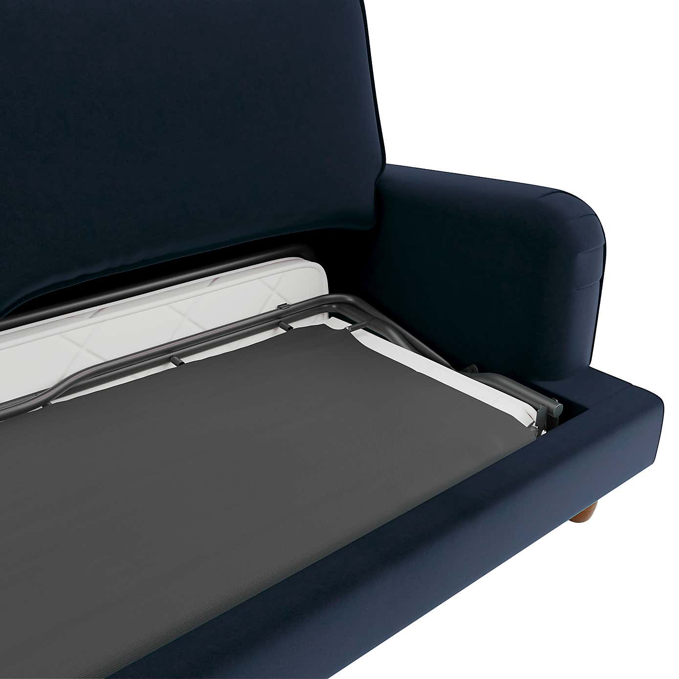 Beatrice Matte Velvet 3 Seater Double Sofa Bed