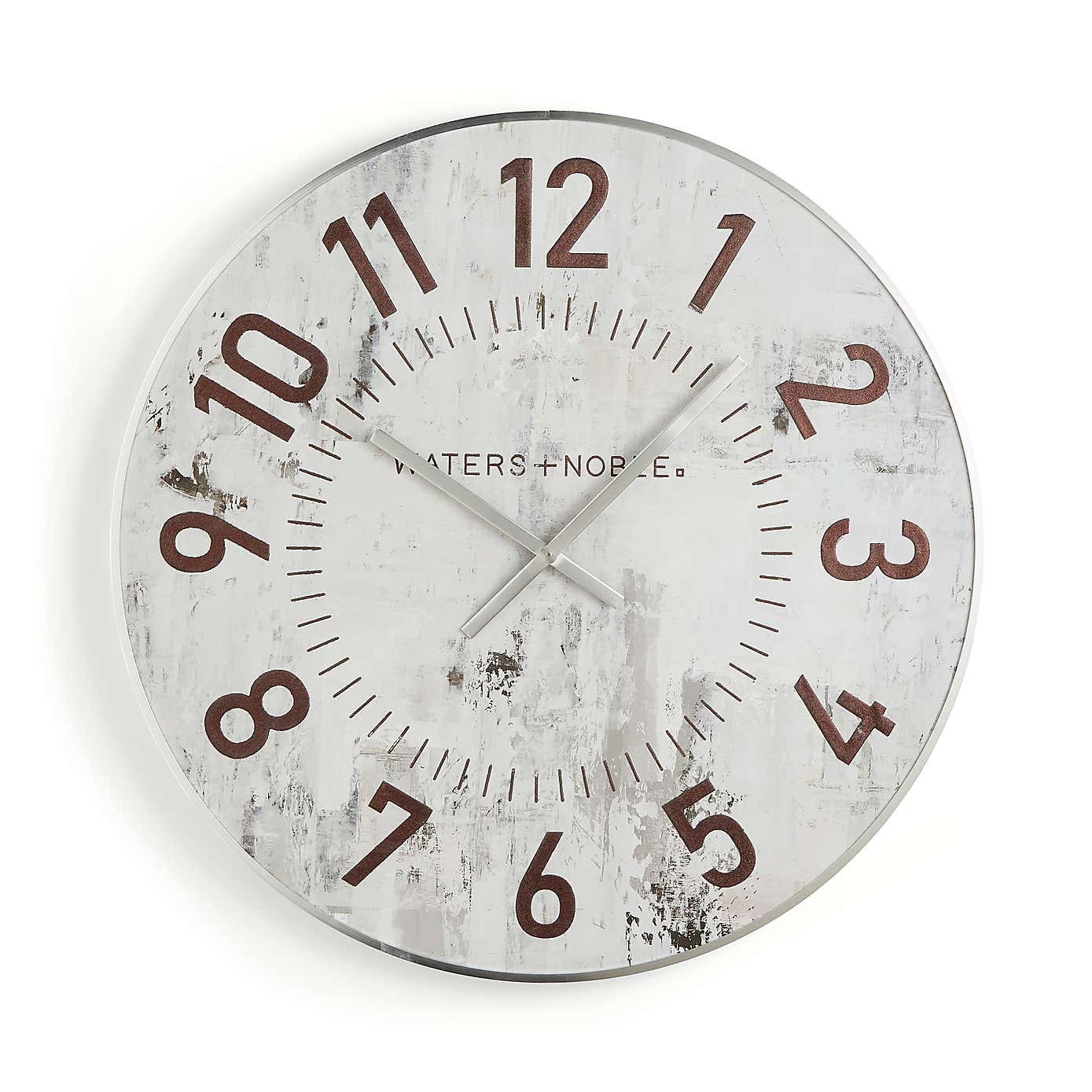 Relaxed Abstract Textured Clock, 70cm