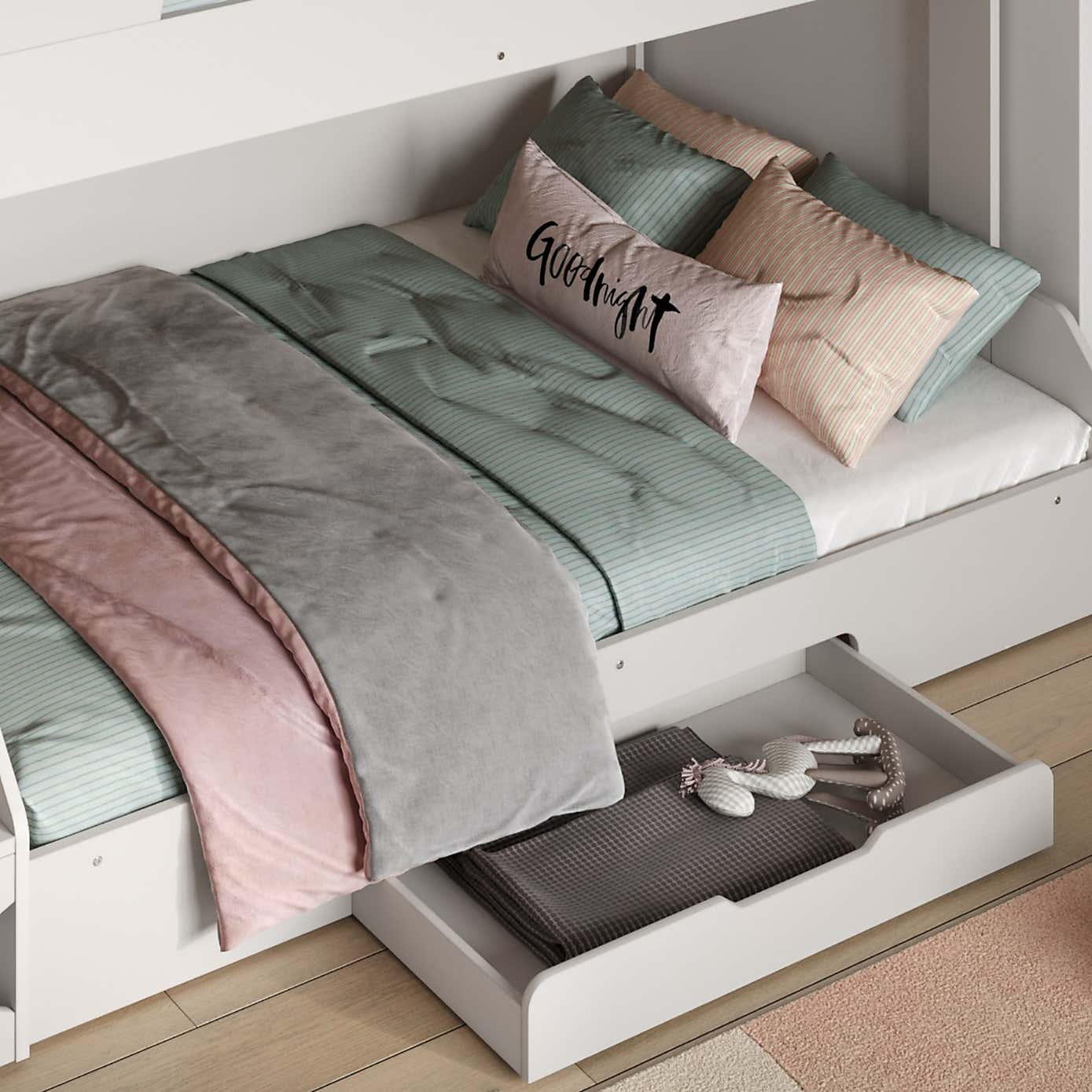 Slick Staircase Triple Bunk Bed