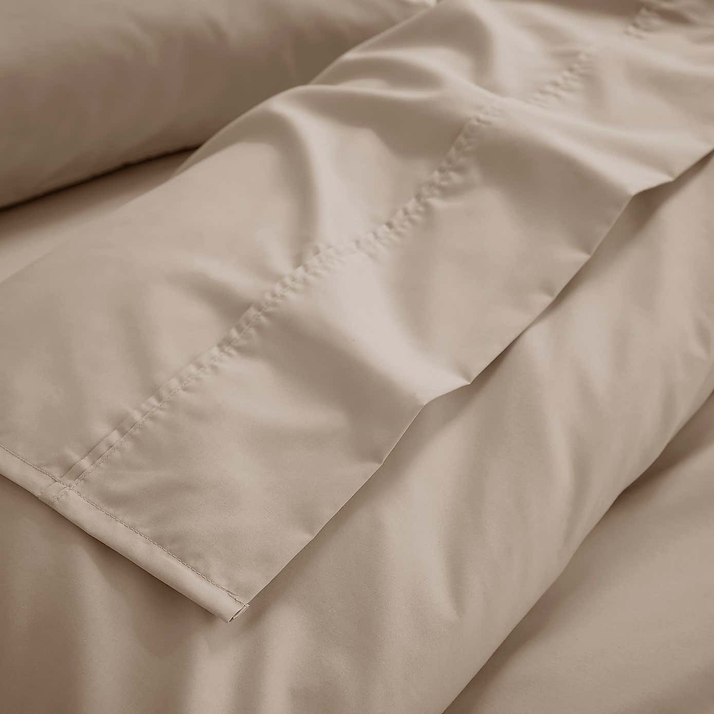 Dorma 400 Thread Count Cotton Percale Flat Sheet