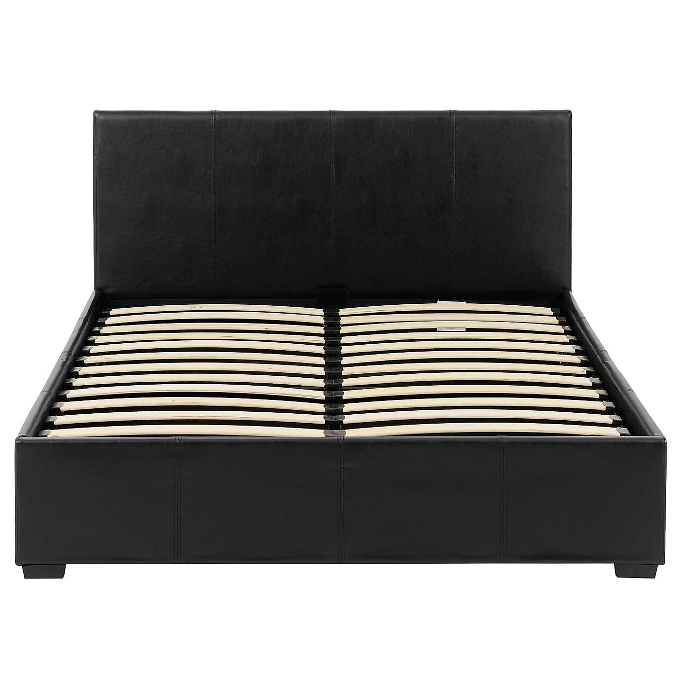 Waverley Faux Leather Ottoman Bedstead - Grey