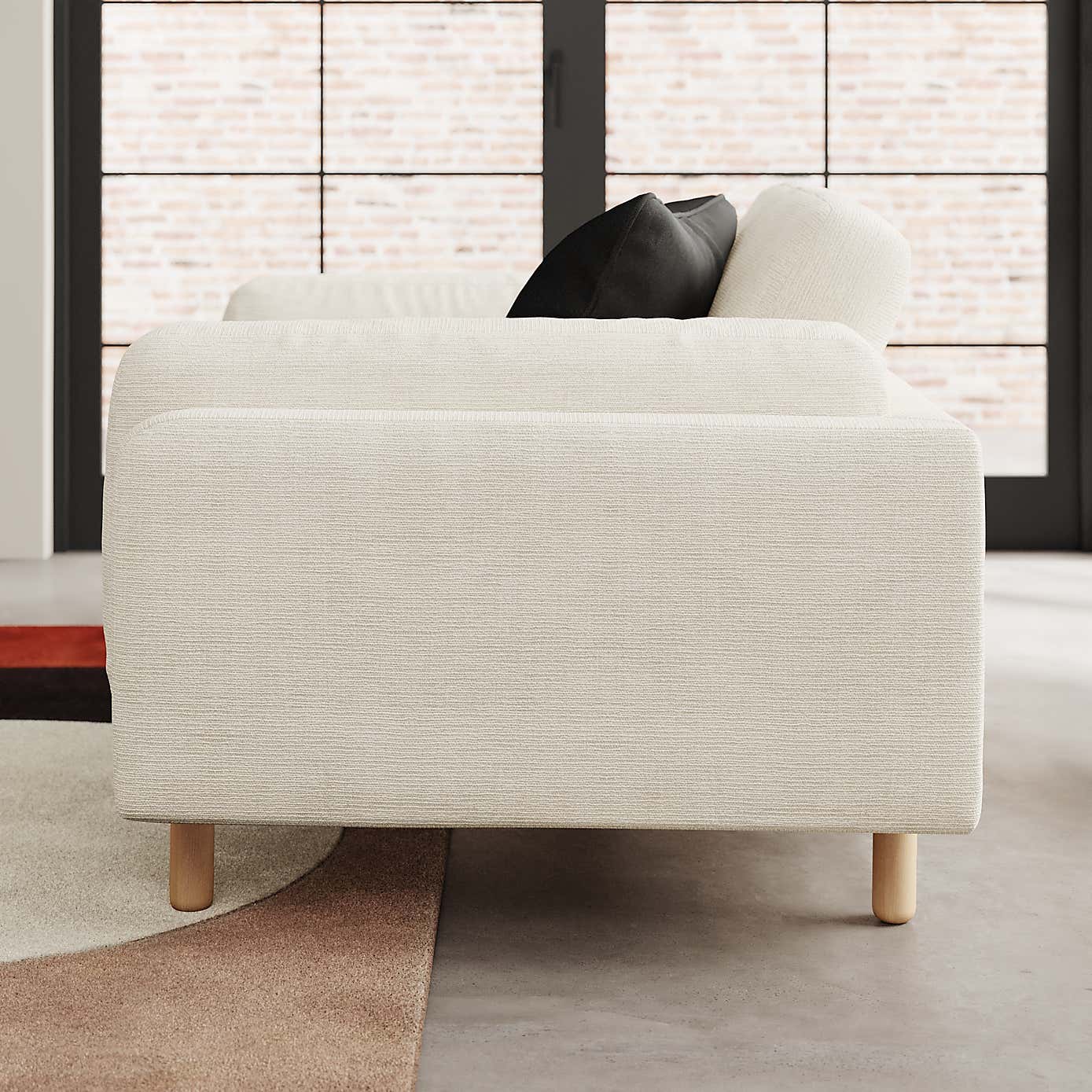 Newton Chunky Tonal Weave Snuggle Chair
