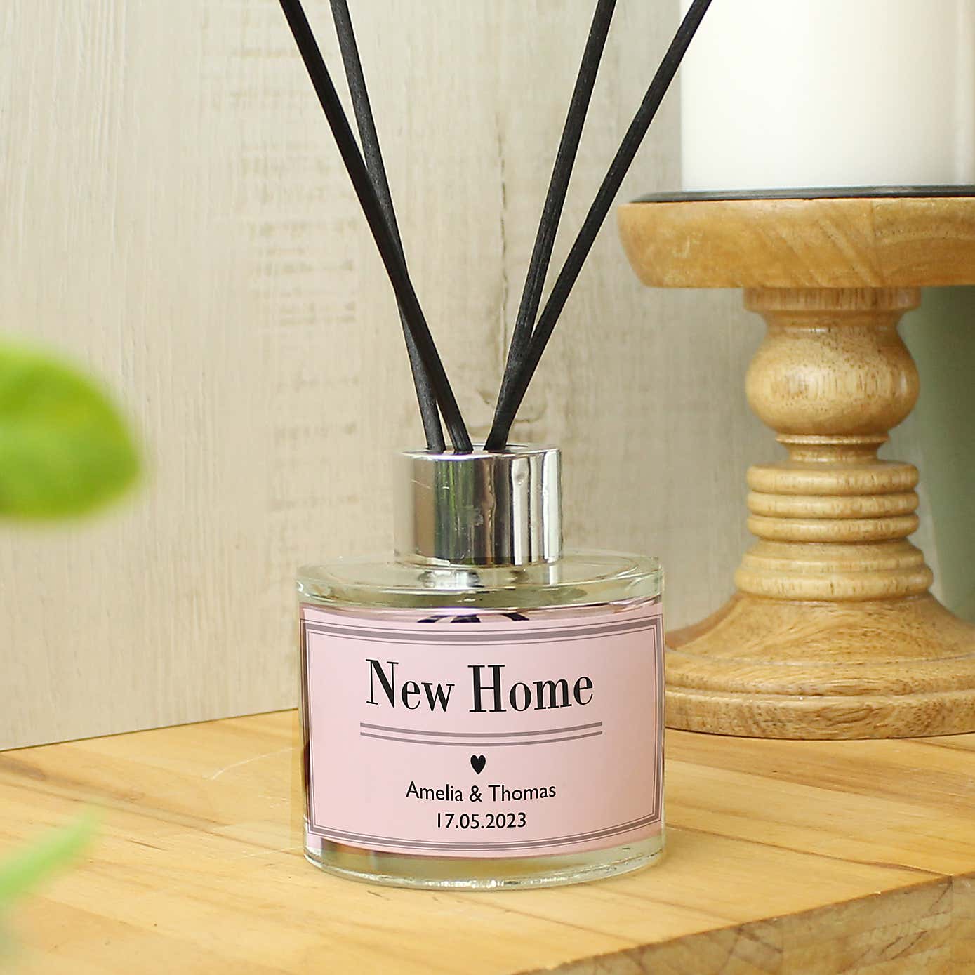 Personalised Classic Pink Reed Diffuser