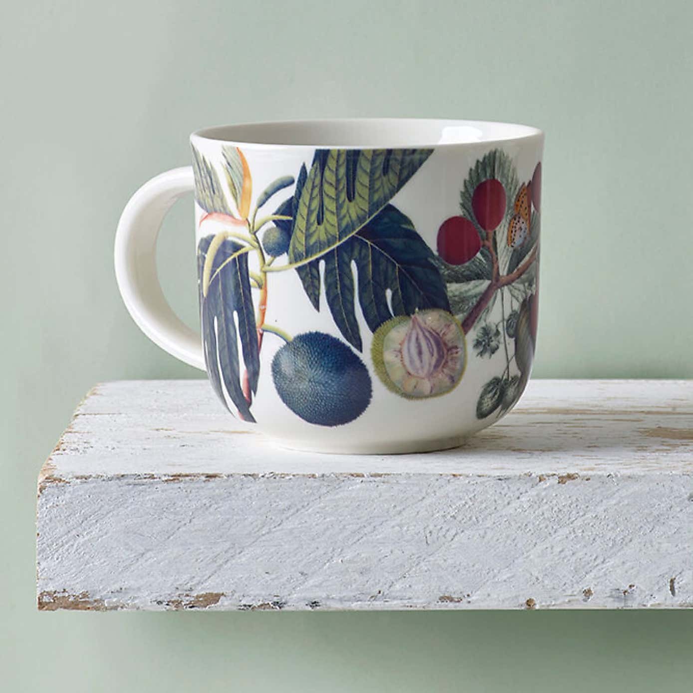 Set of 2 Kew Bee Floral Mugs