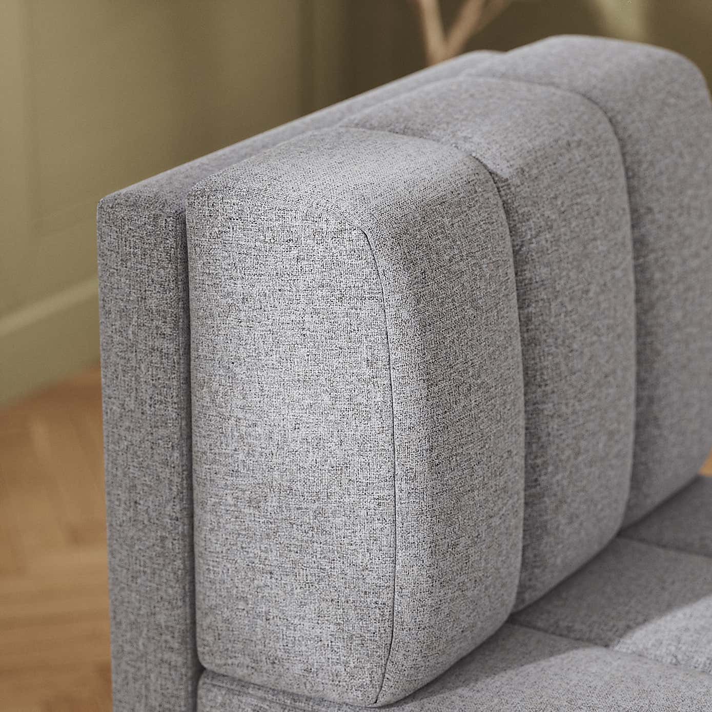 Amali Small Dining Bench, Textured Weave