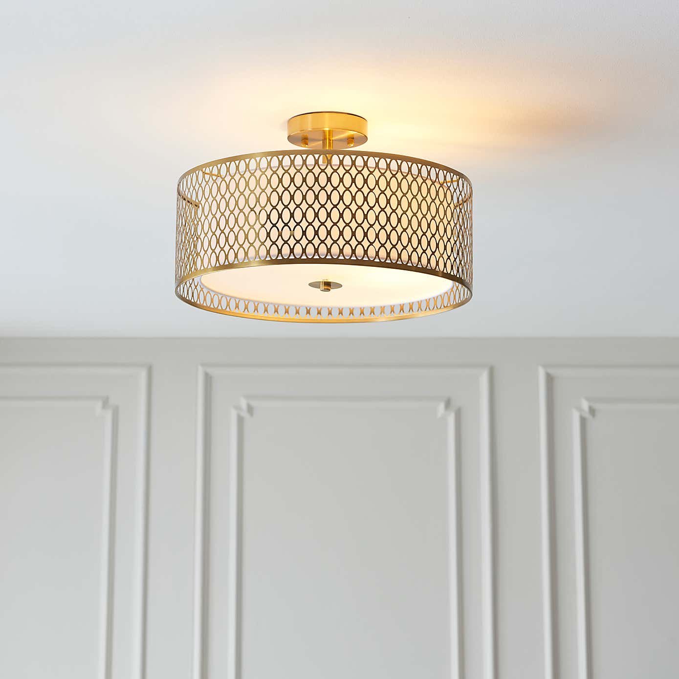 Vogue Toina 3 Light Flush Ceiling Fitting