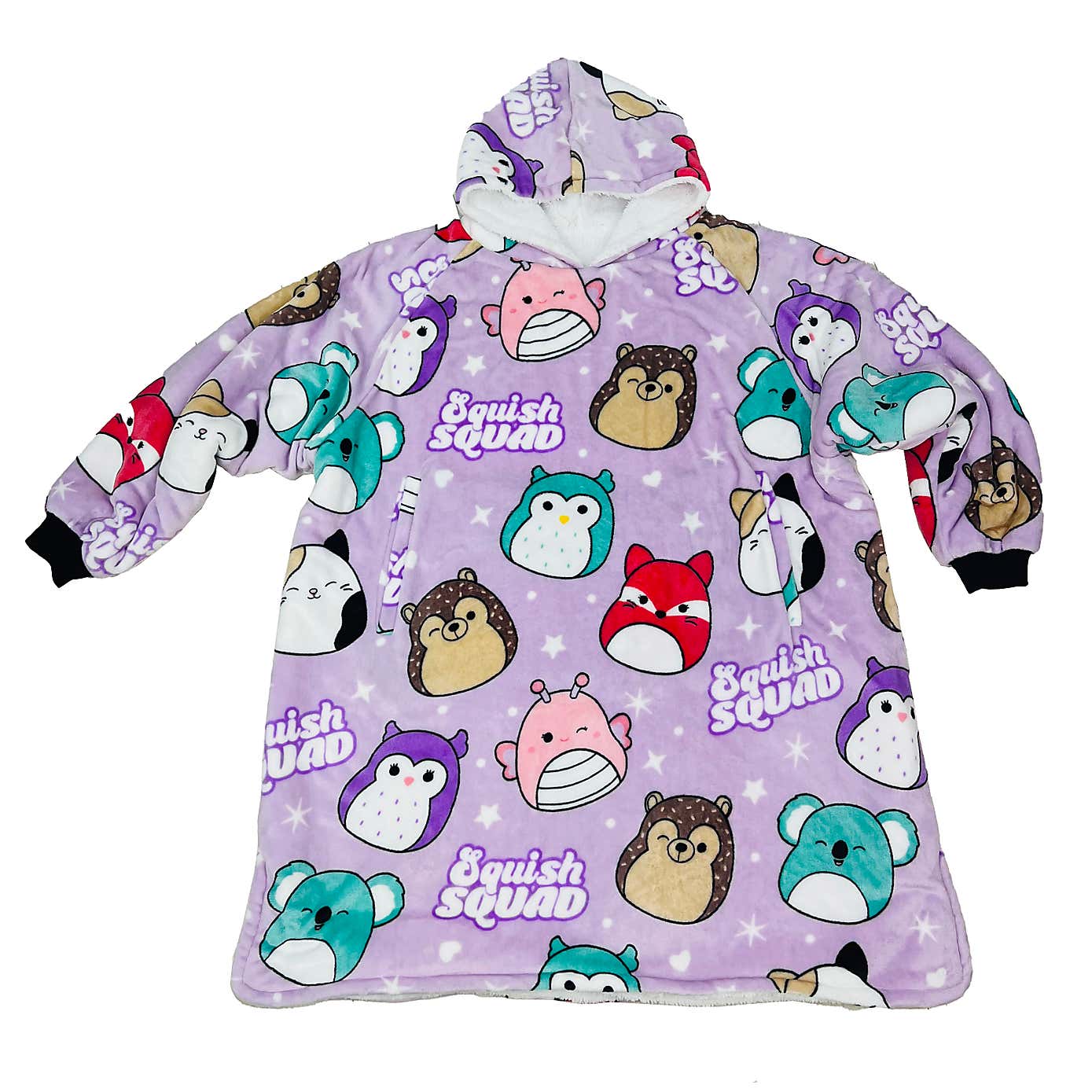 Squishmallows Bright Hooded Wearable Fleece