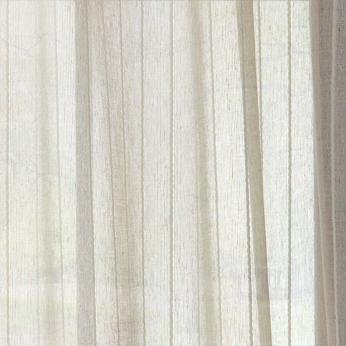 Lucia Stripe Slot Top Voile Panel