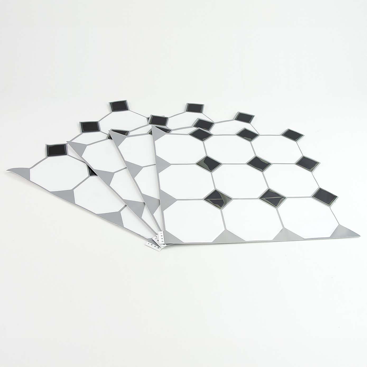 InHome Self Adhesive Backsplash Monochrome Tiles