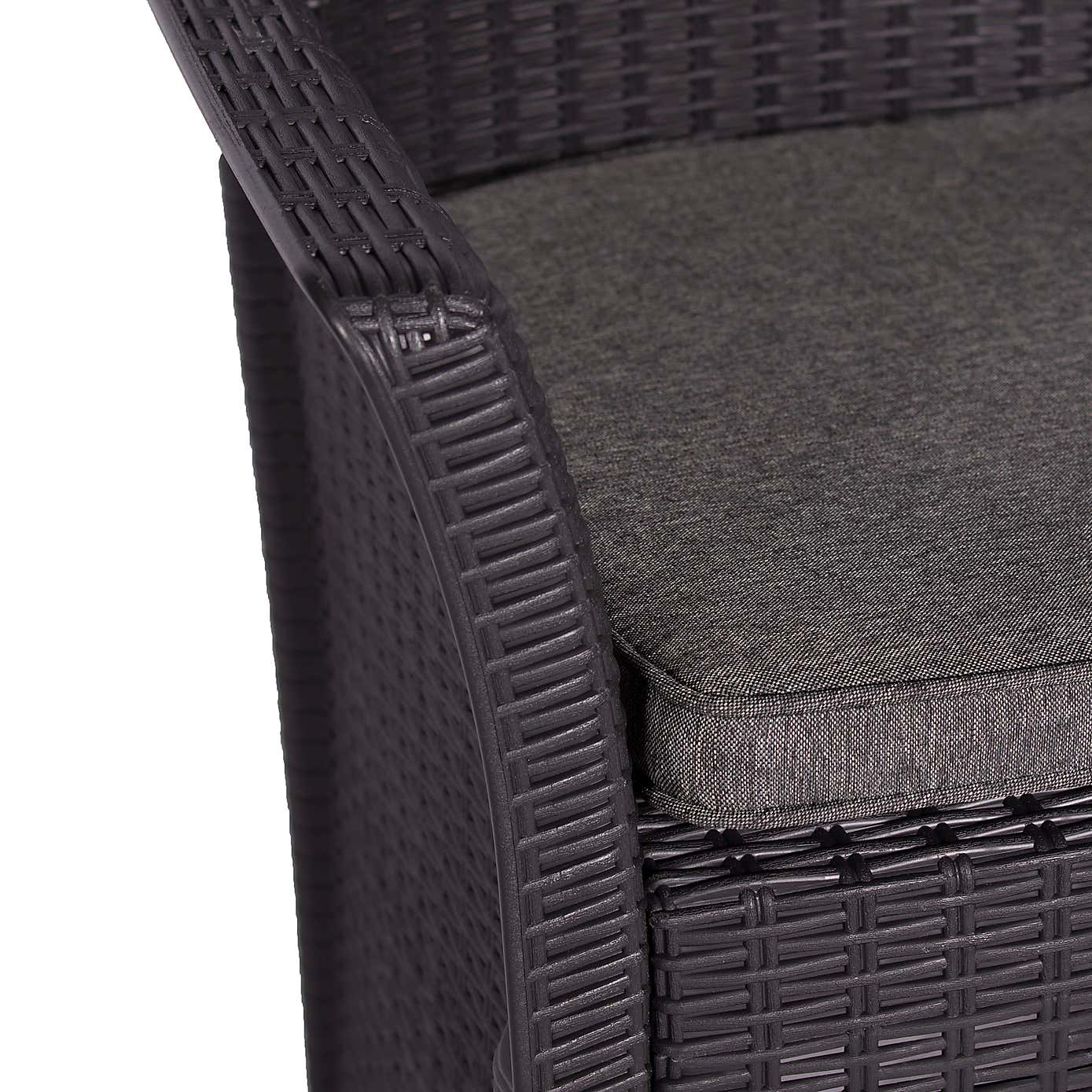 Faro 2 Seater Black Bistro Set